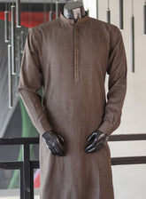 Michael Wash & Wear Shalwar Kameez For Men - MC24SK 007 Light Brown